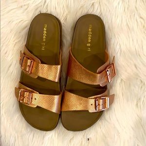 Rose 🌹 Gold  Birkenstock “like”  sandals